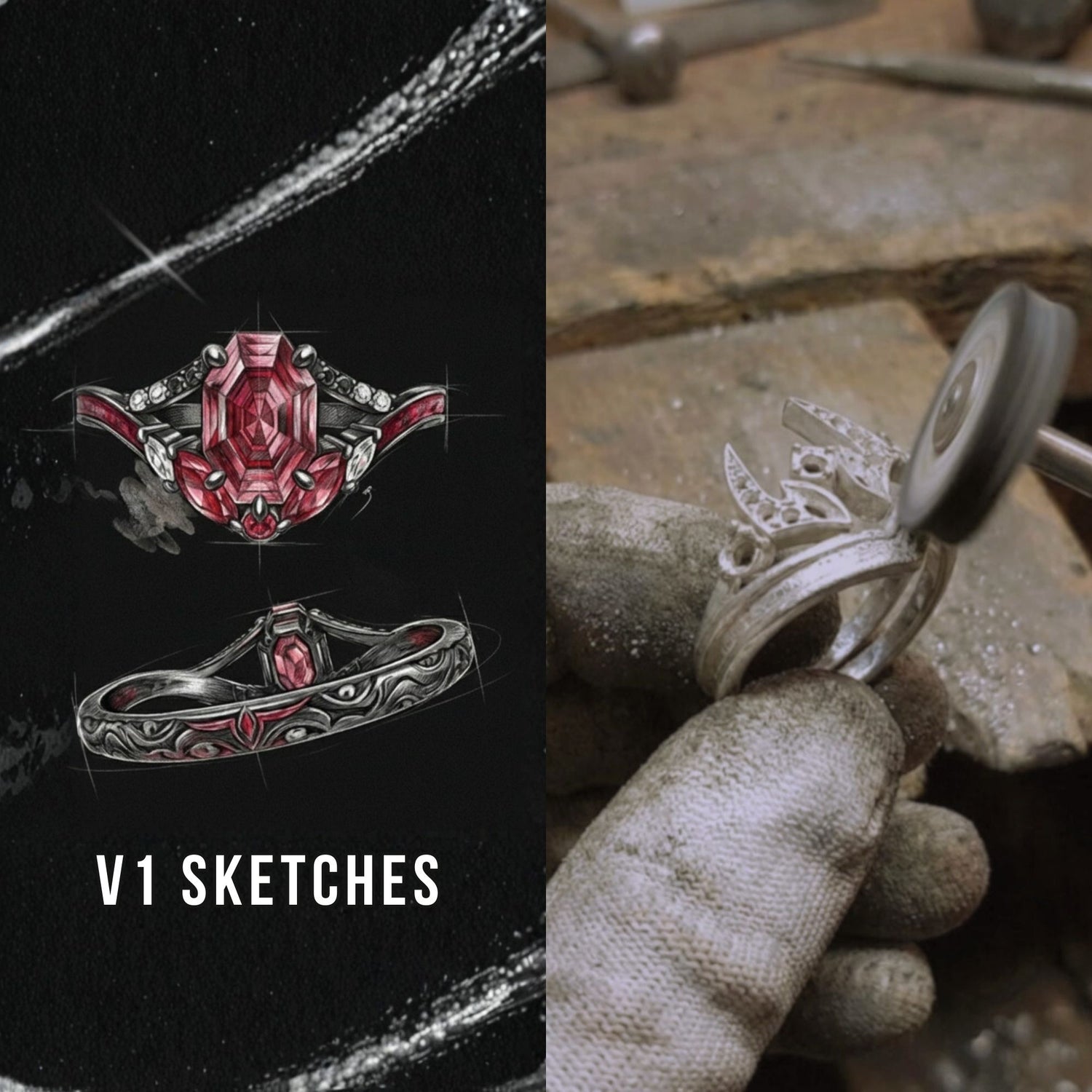 Gojo & Sukuna Silver Rings Collection