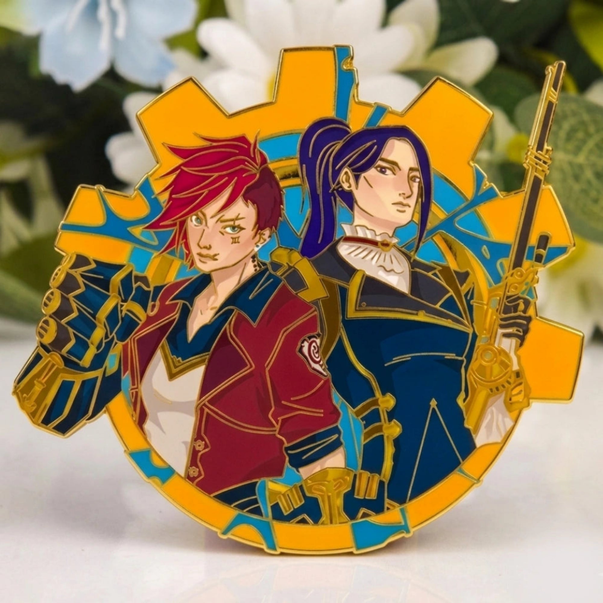 Vi x Cait Glow-in-Dark Enamel Pin