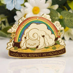 Pride Wool Enamel Pin