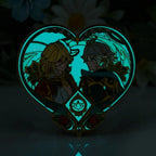 Kaveh x Alhaitham Glow-in-Dark Enamel Pin