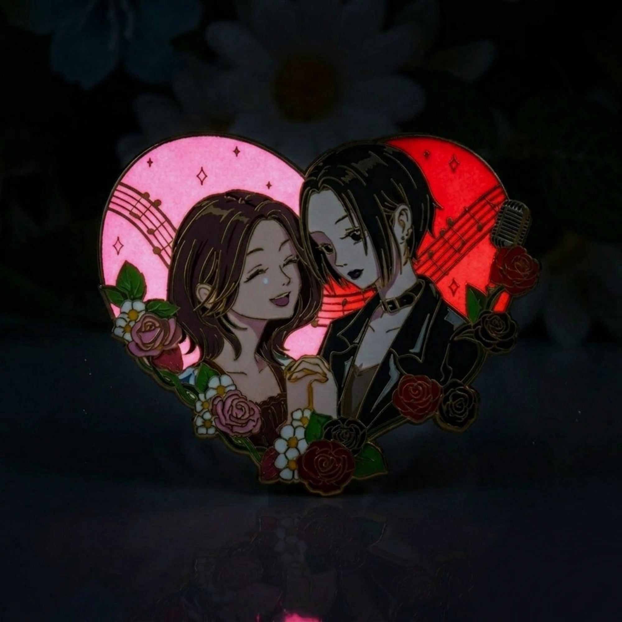 Nana Glow-in-Dark Enamel Pin