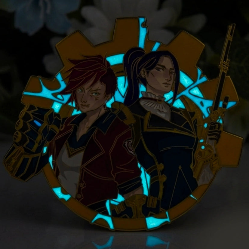 Vi x Cait Glow-in-Dark Enamel Pin