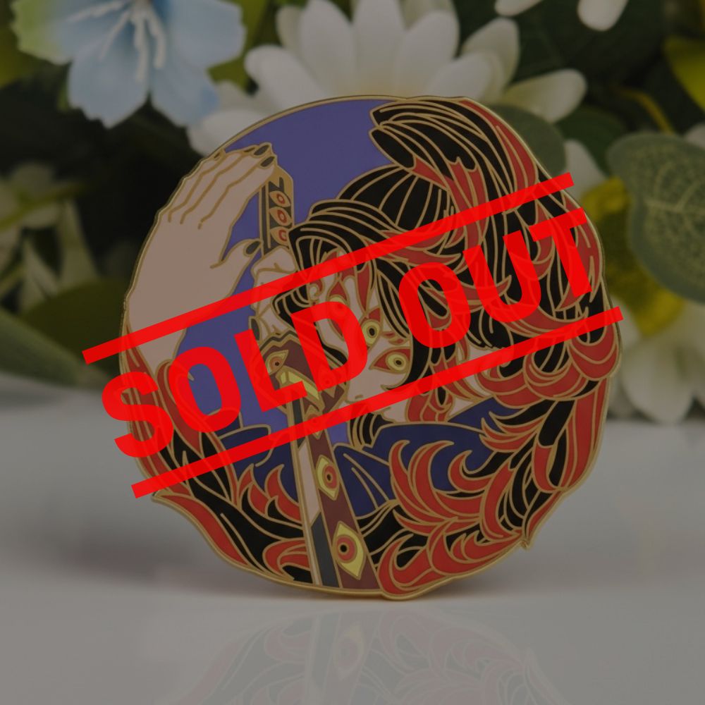 [SOLD OUT] Upper Moon 1 Glow-in-Dark Enamel Pin