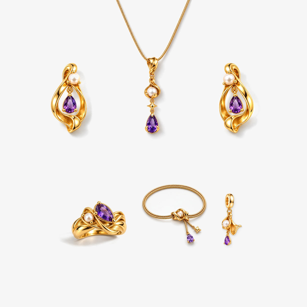 After the Dance Full Collection in gold, the full collection together