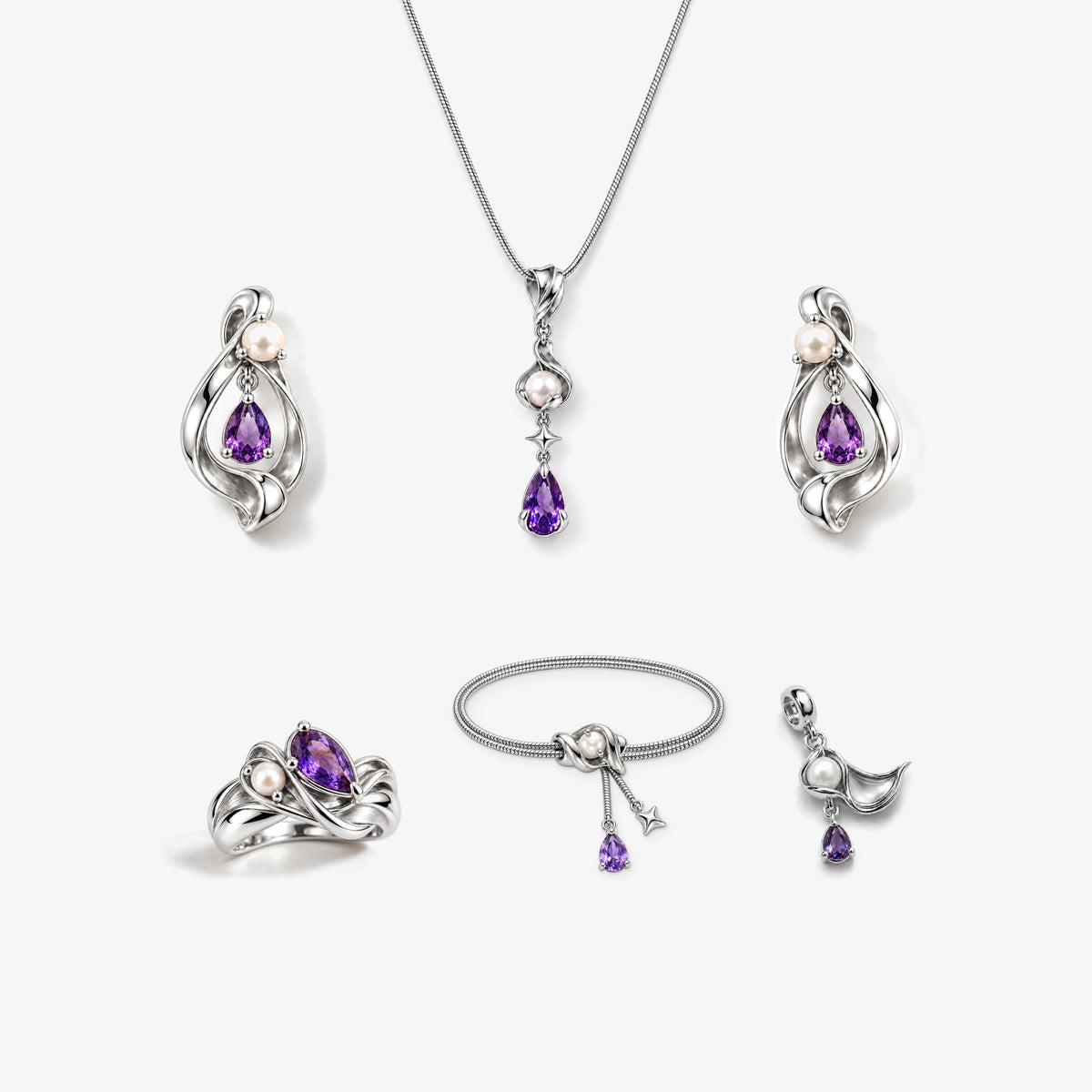 After the Dance Full Collection in silver, the full collection together