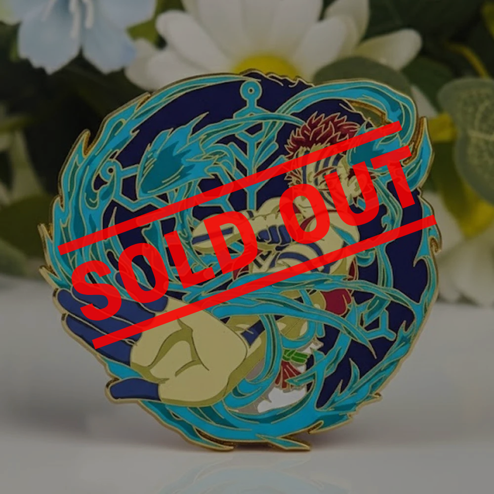 Upper Moon 3 Glow-in-Dark Enamel Pin