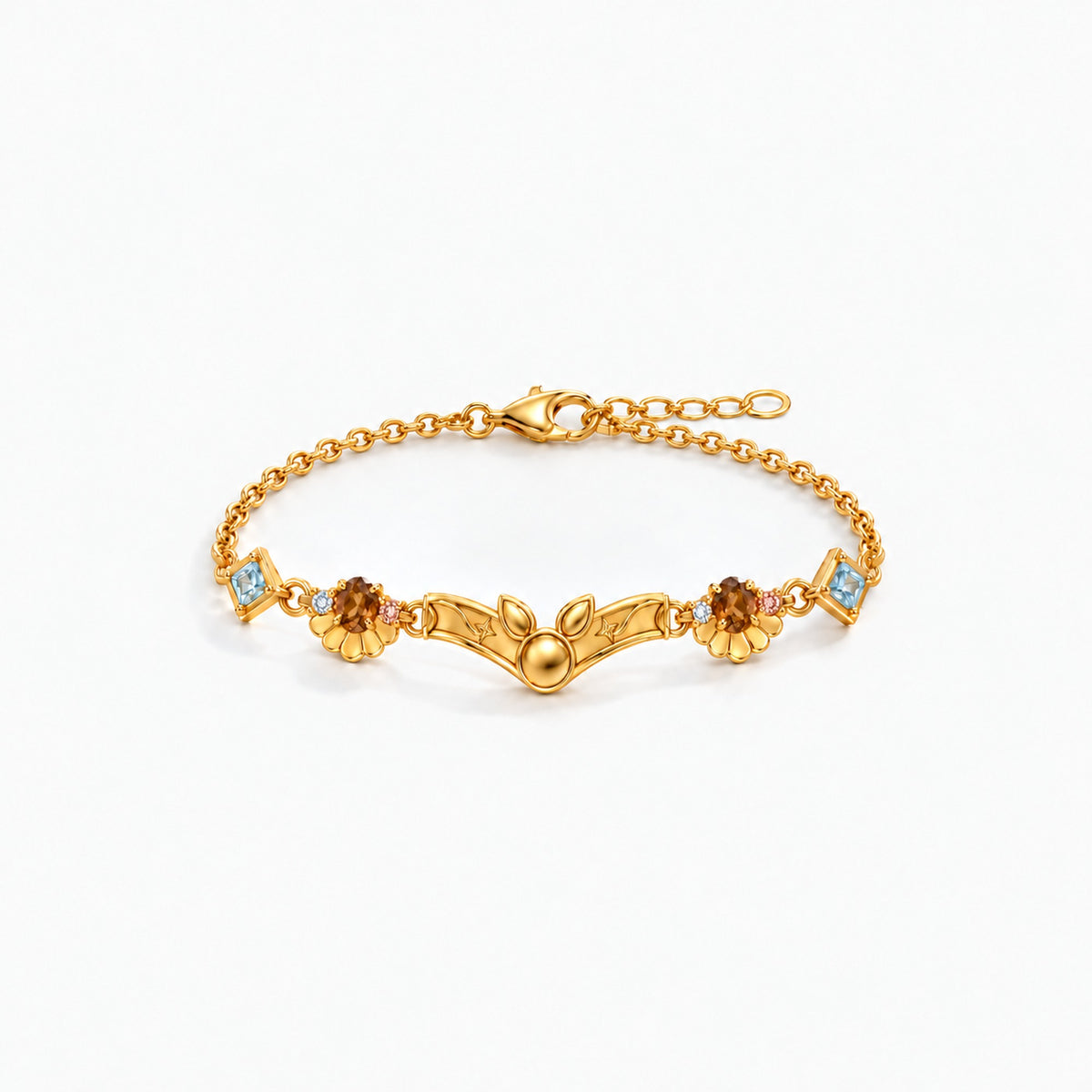 Origin Path Bracelet in gold, front view