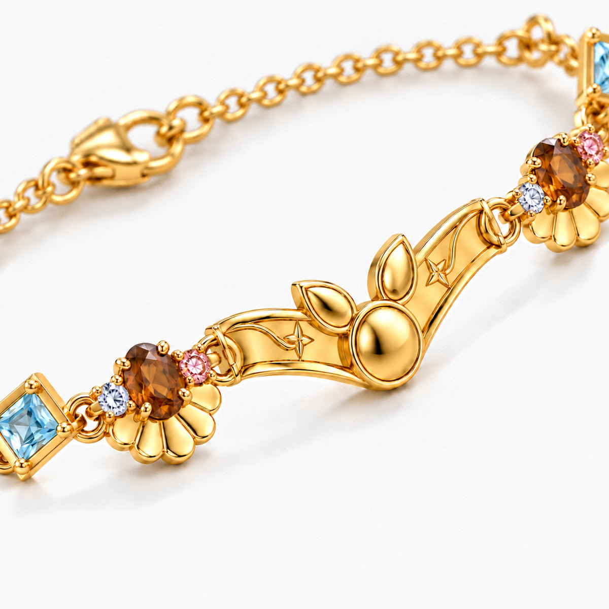 Origin Path Bracelet in gold, close-up