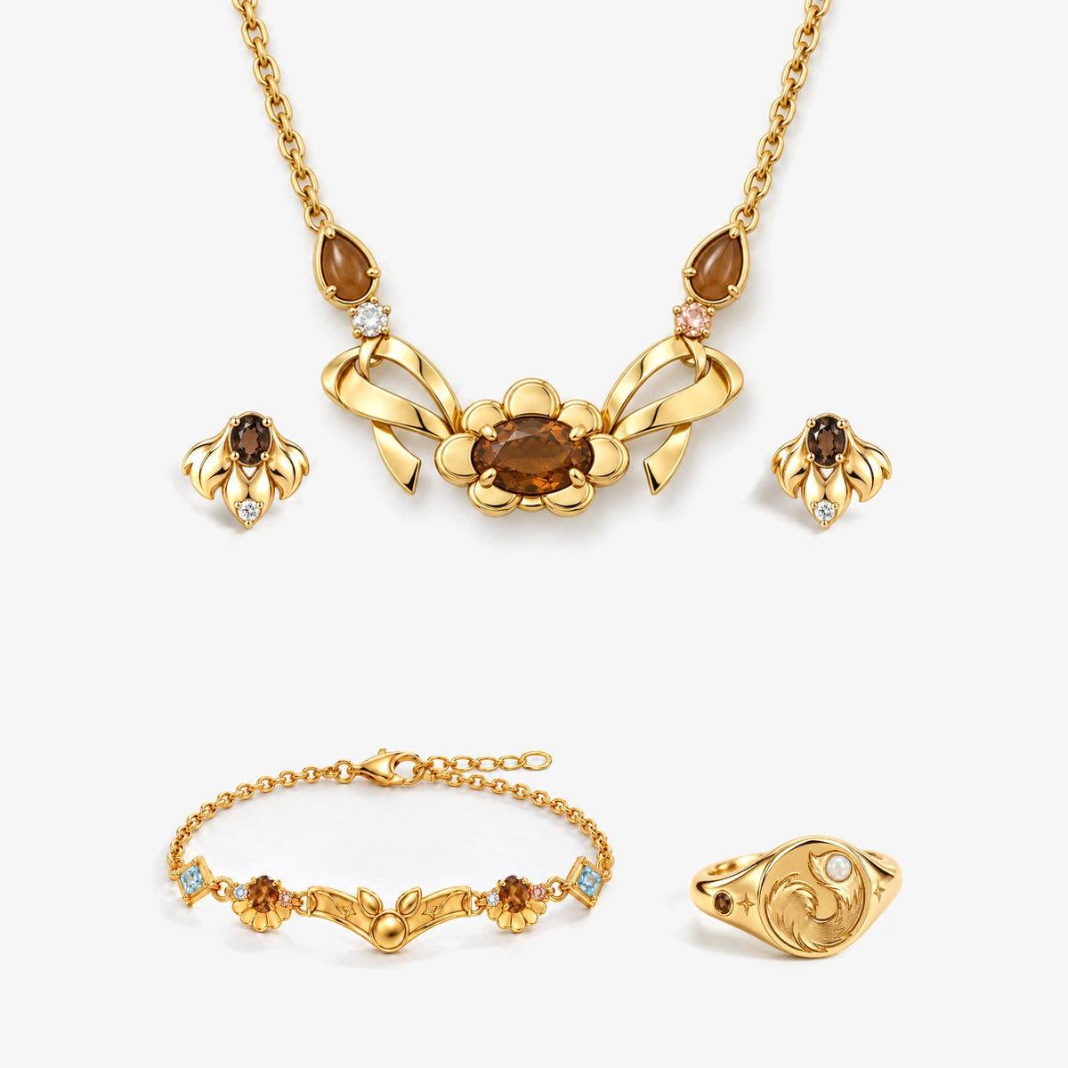 Origin Path Full Collection in gold, front view