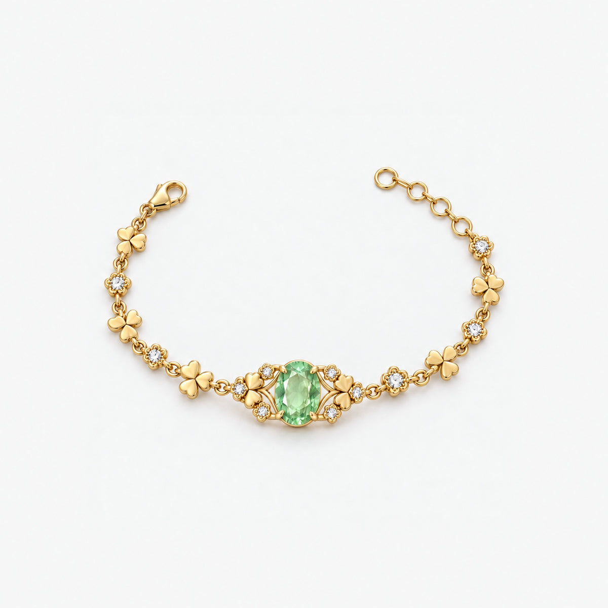 Poison Taster Bracelet in gold, front view