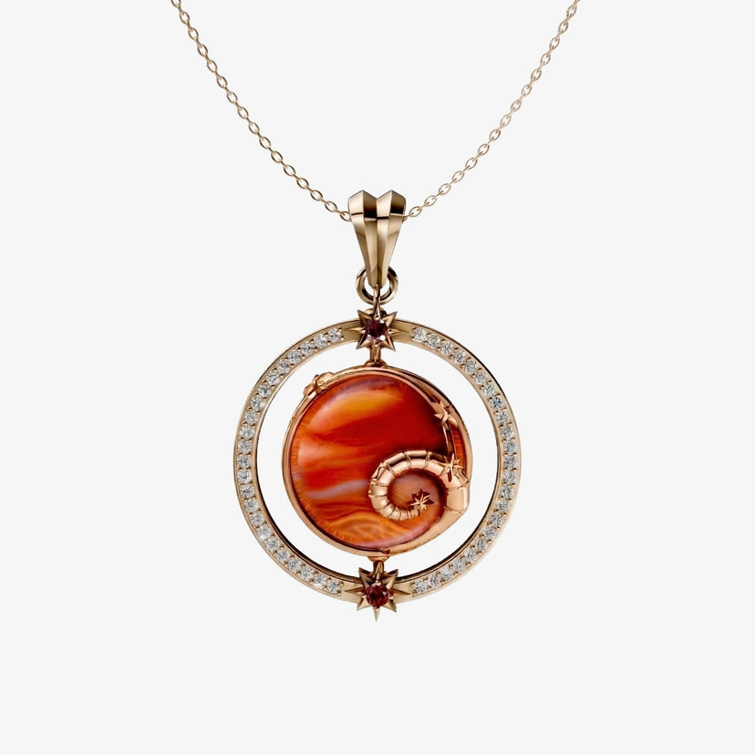 Aries Birthstone Necklace image 1