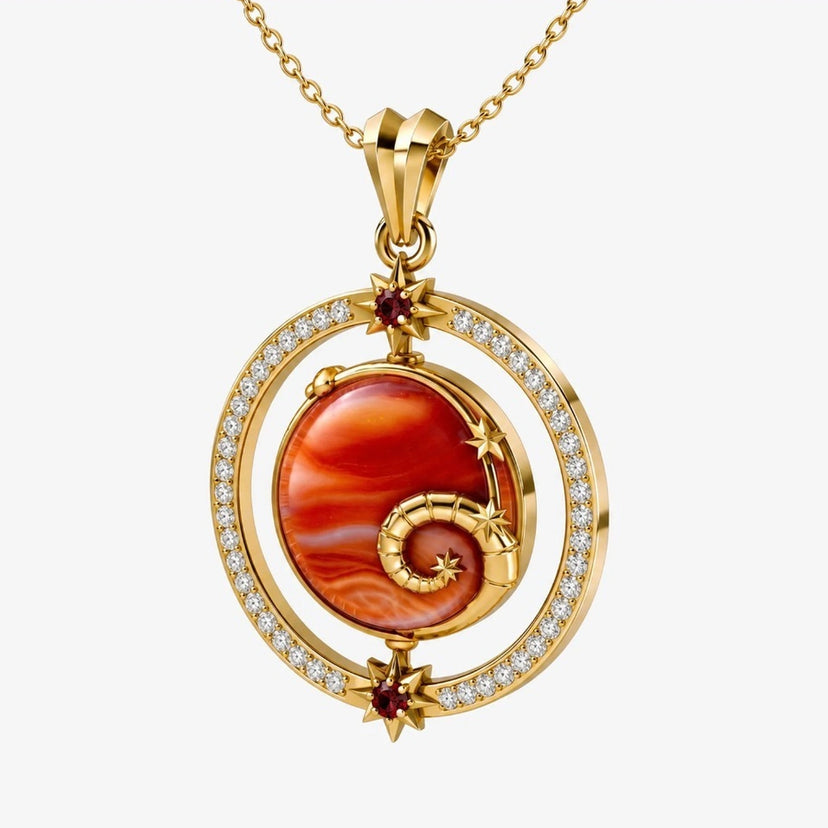 Aries Birthstone Necklace image 2