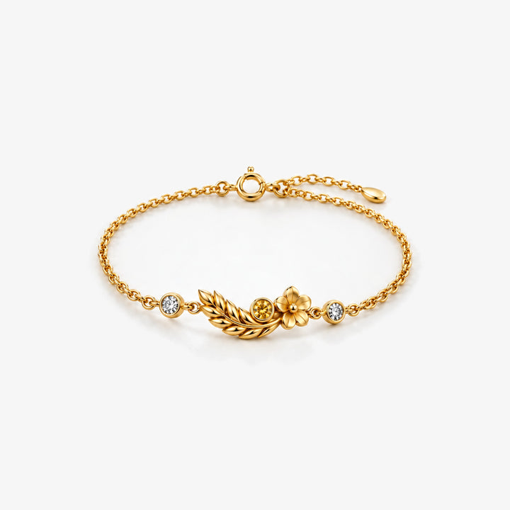 Badger Wheat Blossom Bracelet