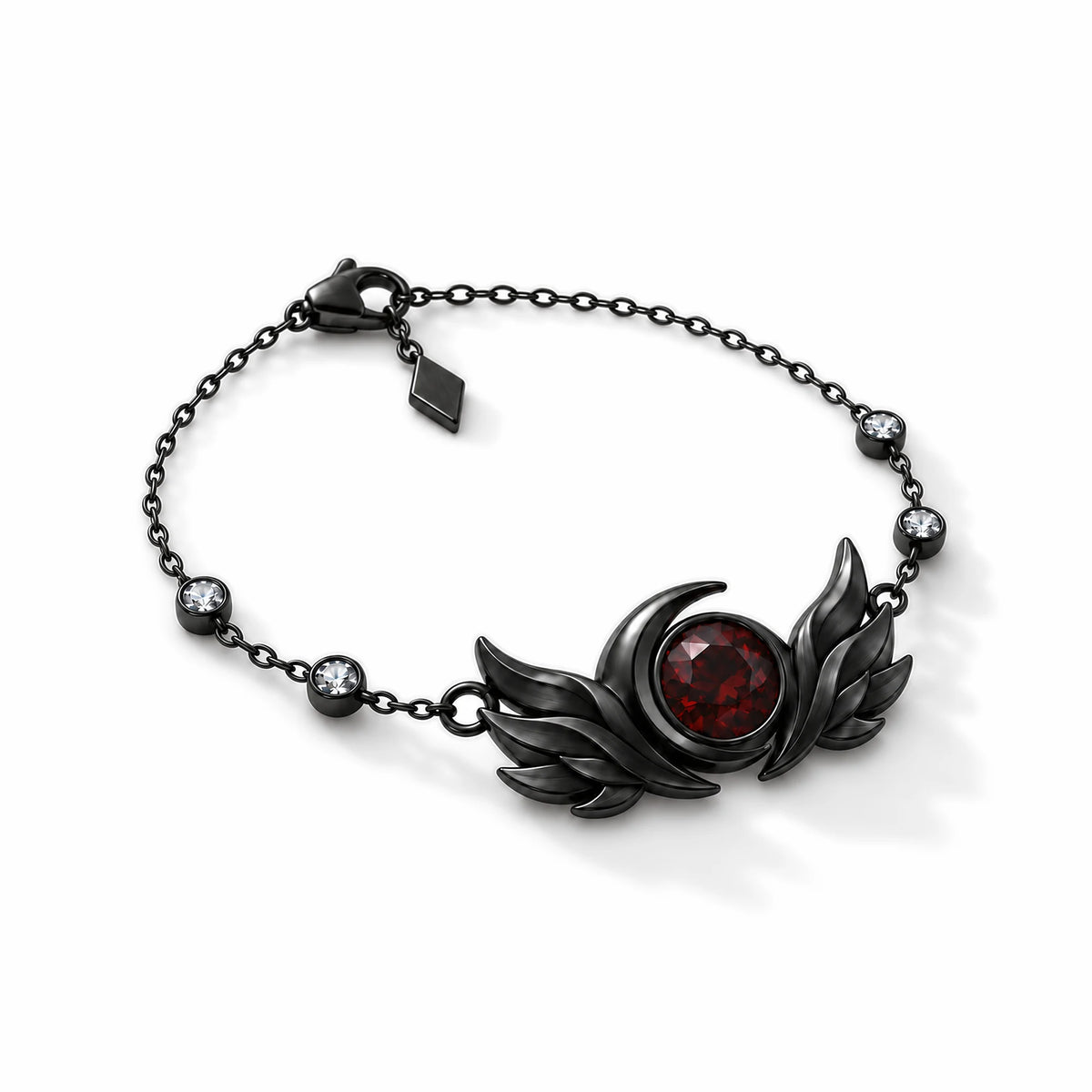 Black Swan Bracelet in Royal Black, right side view