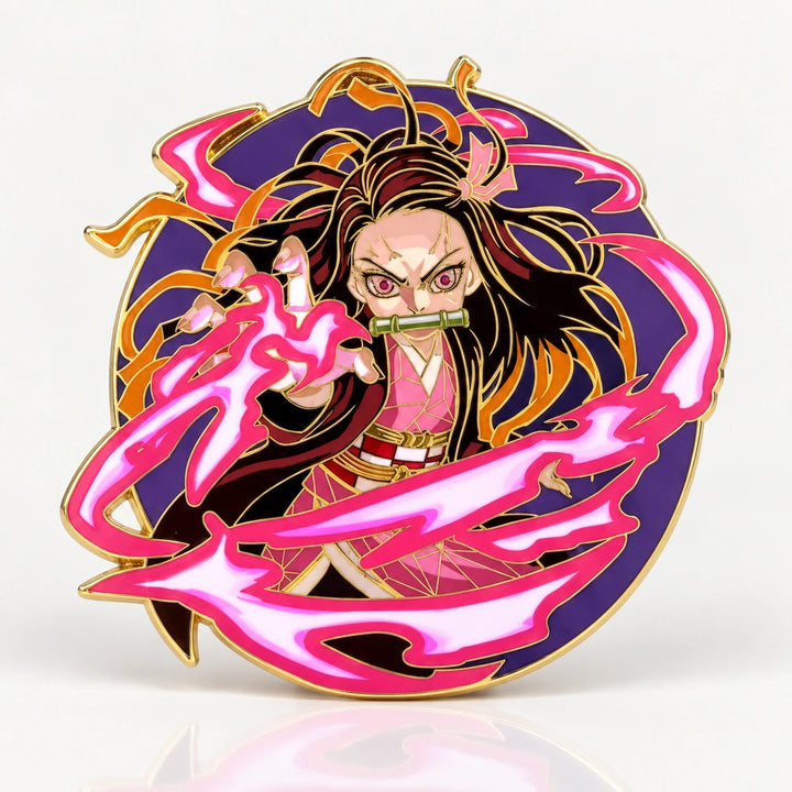 Blood Demon Glow in the Dark Enamel Pin