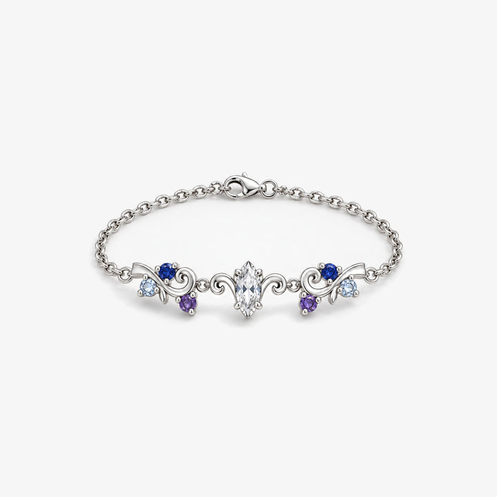 Blue Composure Scroll Bracelet