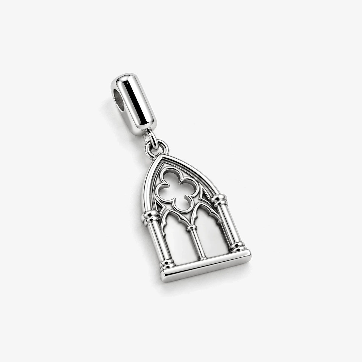 Cathedral Arch Charm, three-quarter view