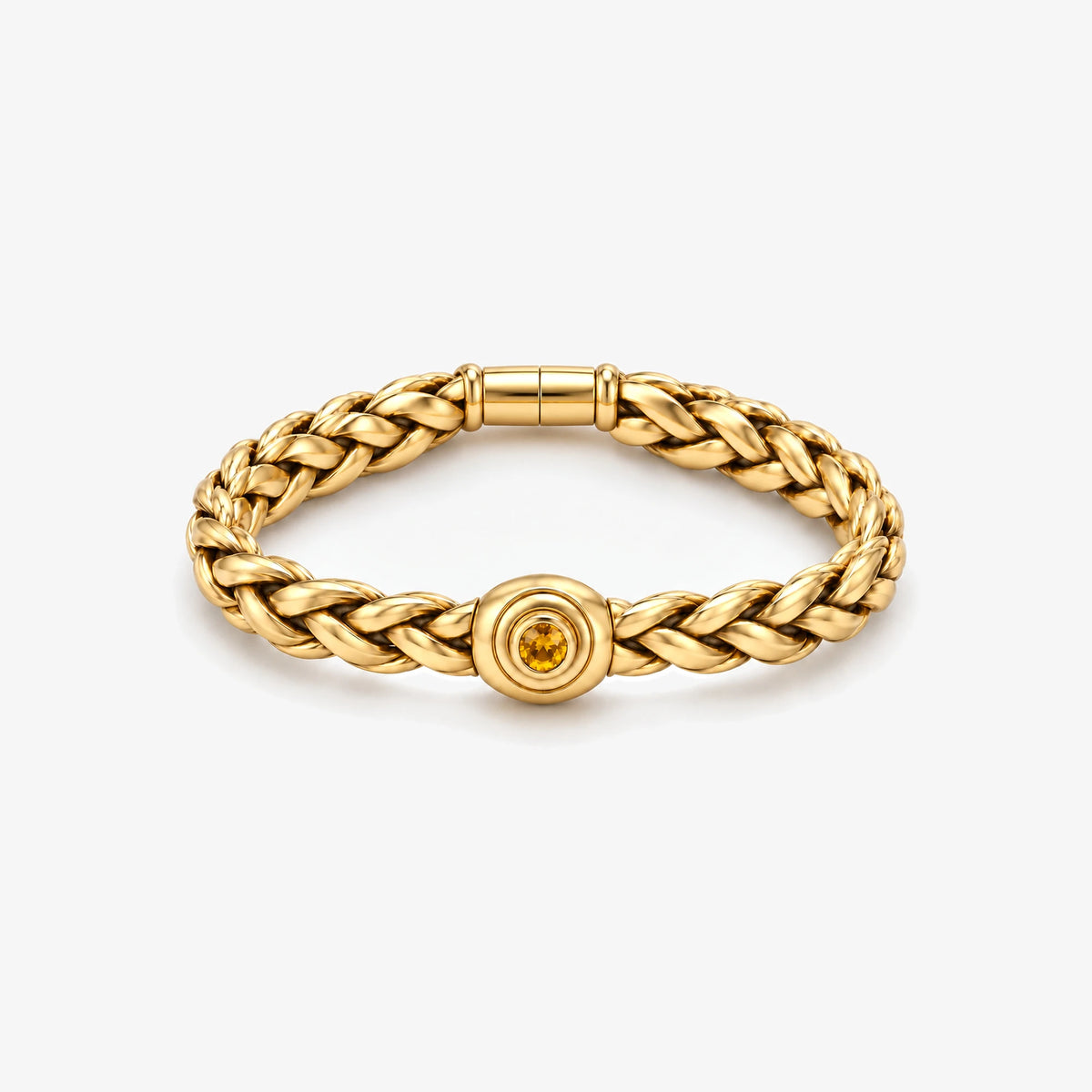 Control Devil Bracelet in gold, front view