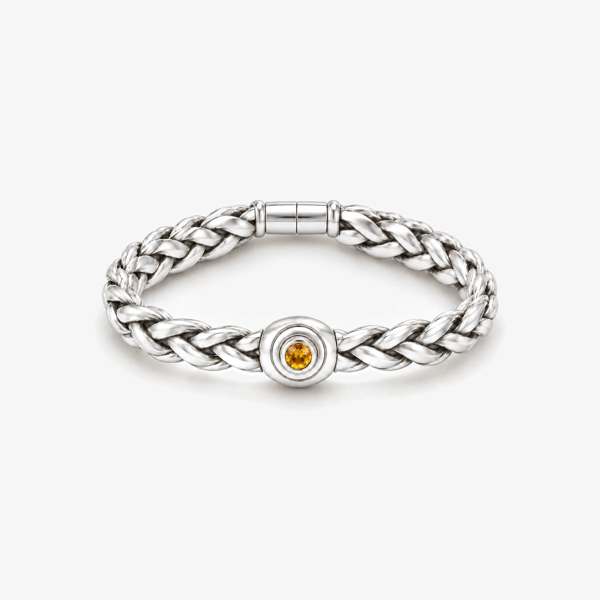 Control Devil Bracelet in silver, front view