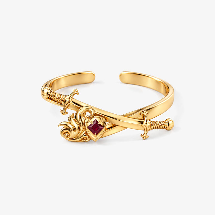 Crossed Swords Shield Cuff