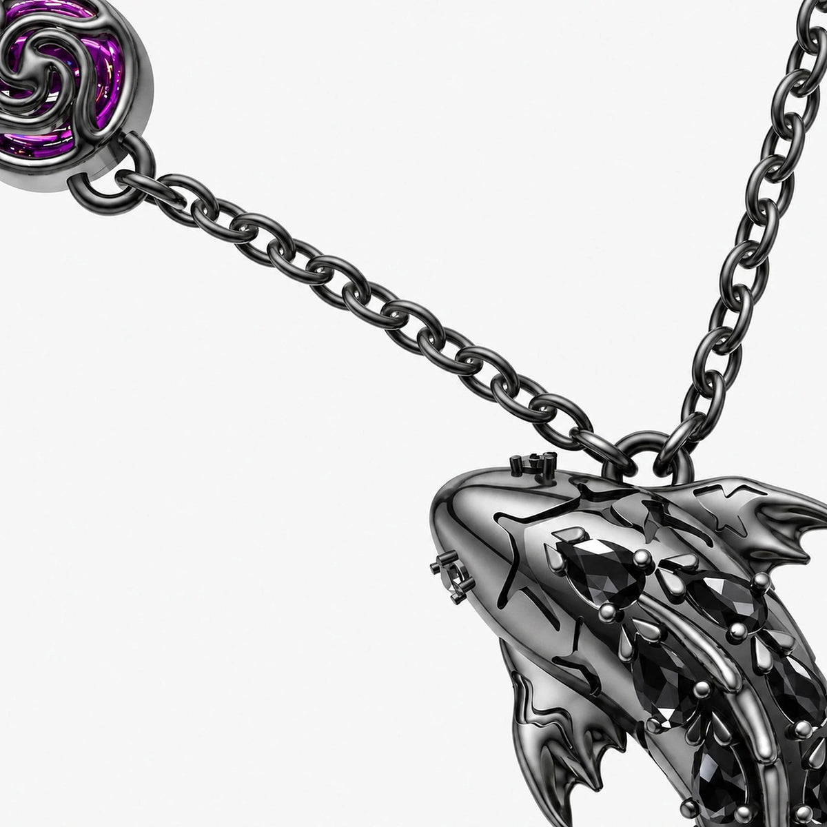 Cursed Spirit Koi Necklace - model b
