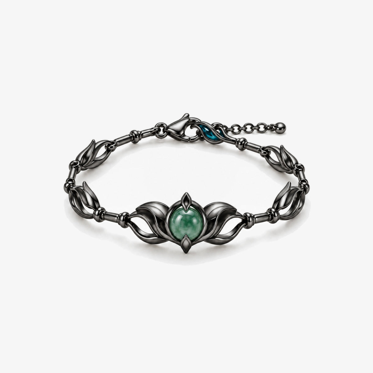 Dan Heng Lotuswake Bracelet in Royal Black, front view
