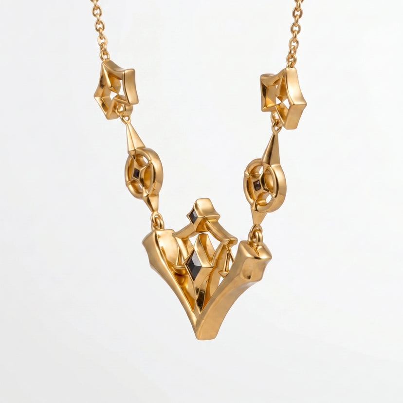 Deadly Sentencing Necklace - hero gold