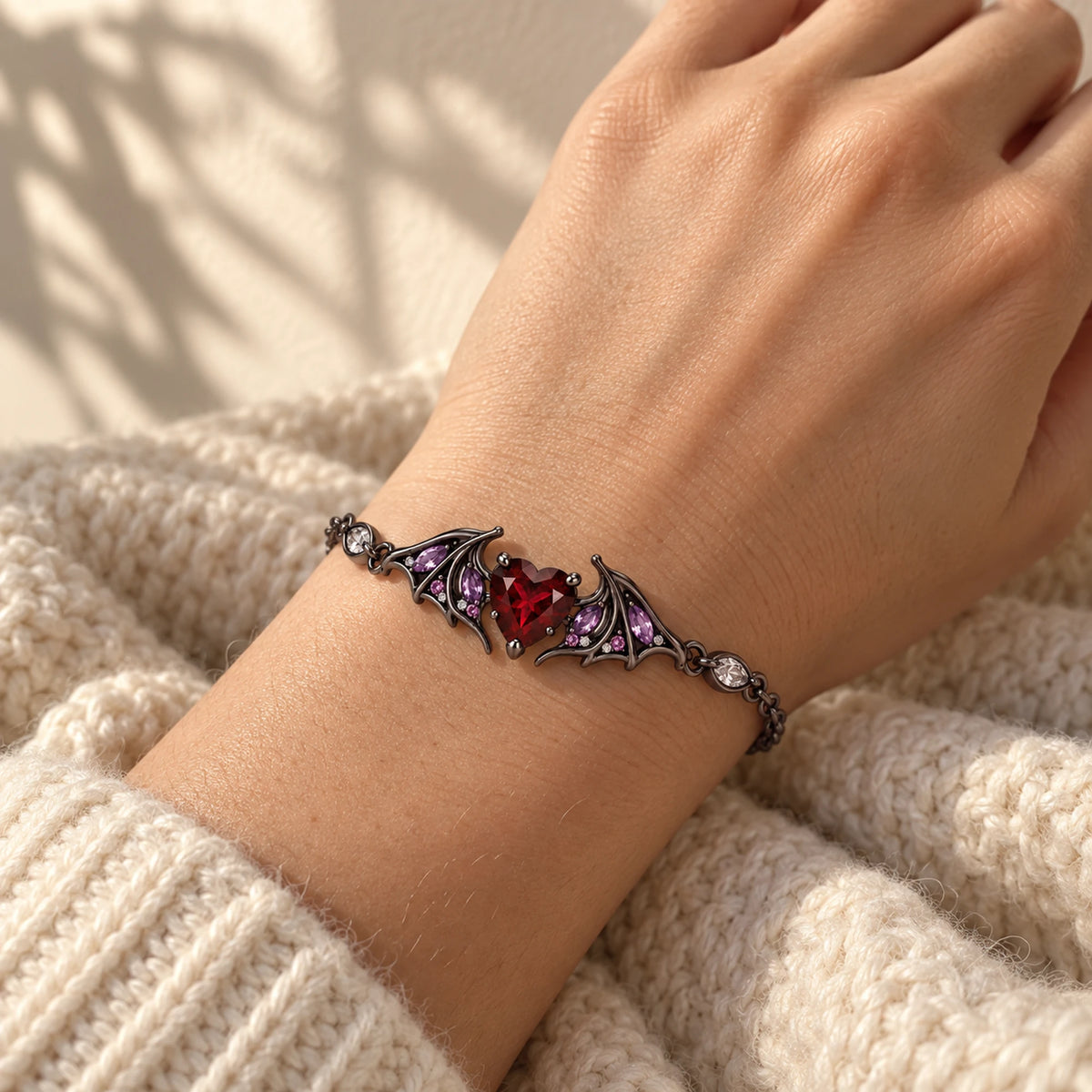 Durin Bracelet in black worn on the wrist