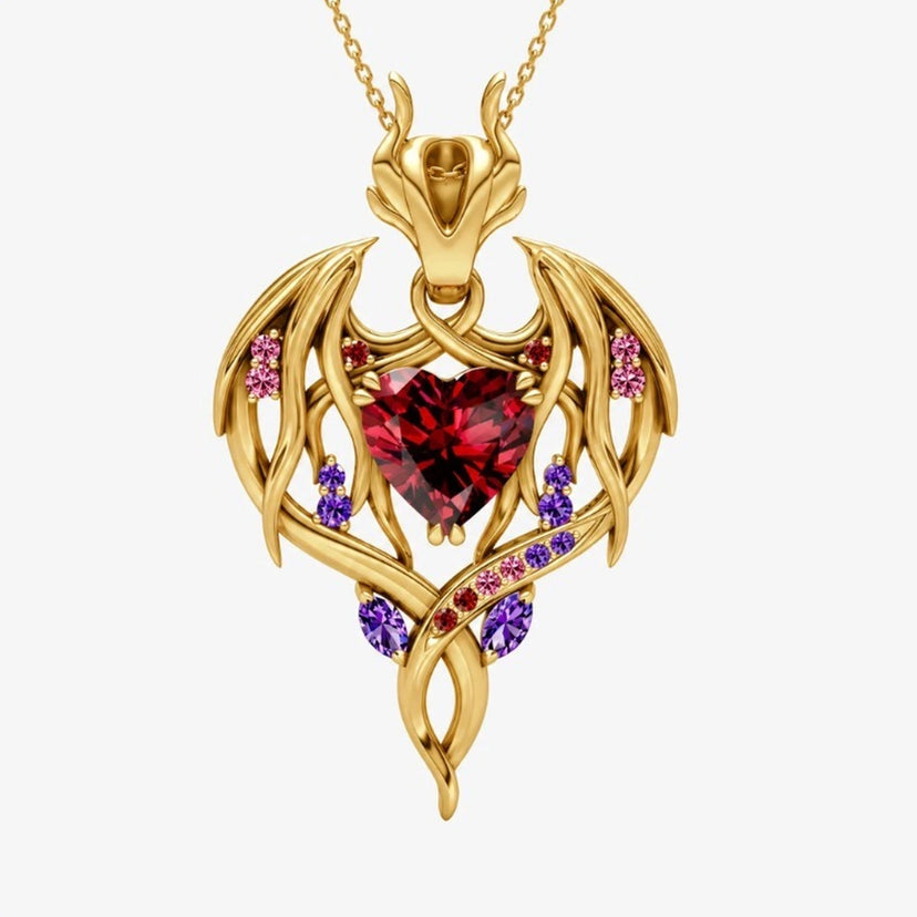 Durin Necklace image 1 Gold front
