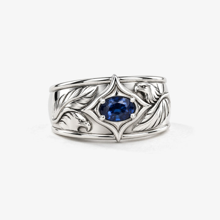 Eagle Feather Wide Band