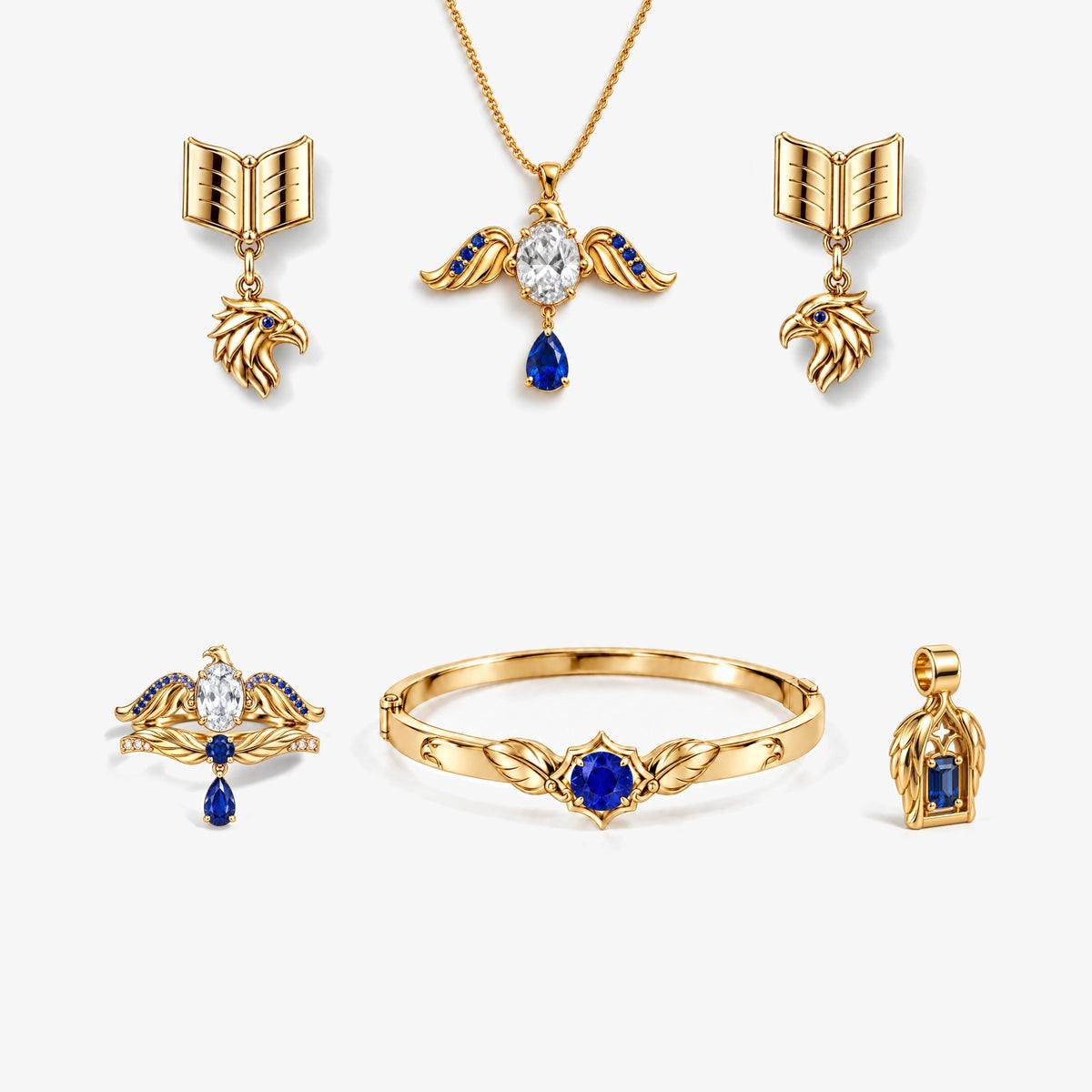 Eagle Full Collection in gold, the full collection together
