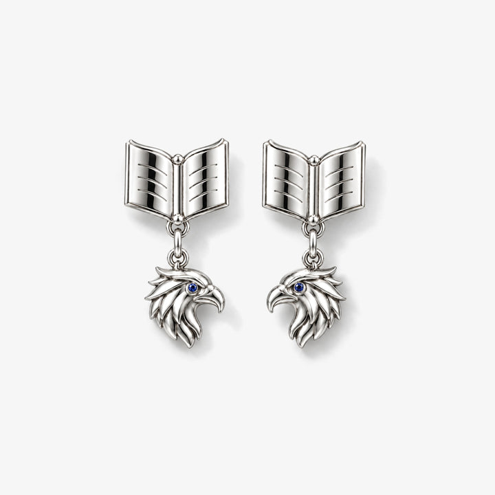 Eagle Open Book Earrings