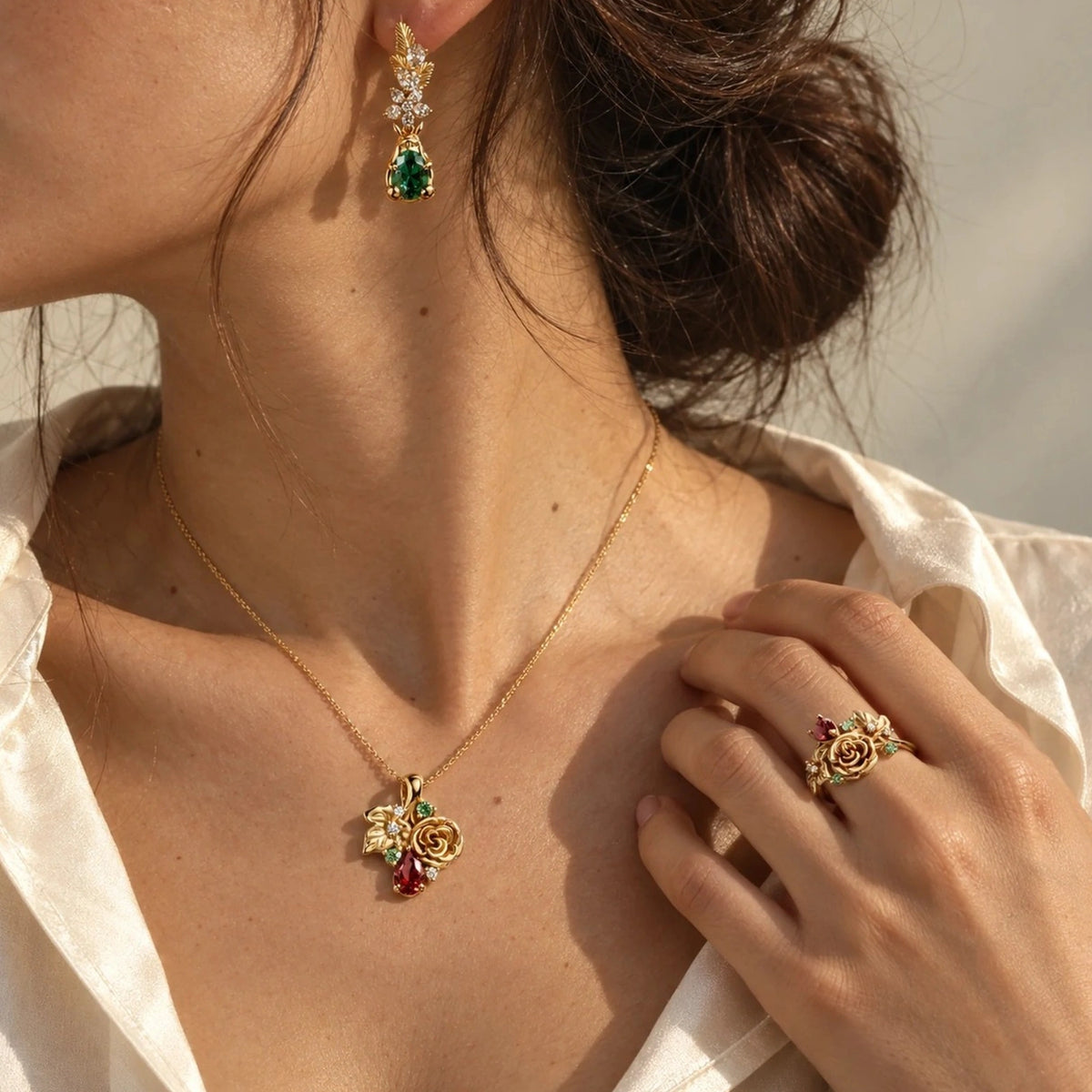 Five-Piece Storybook Jewelry Collection image 4 model