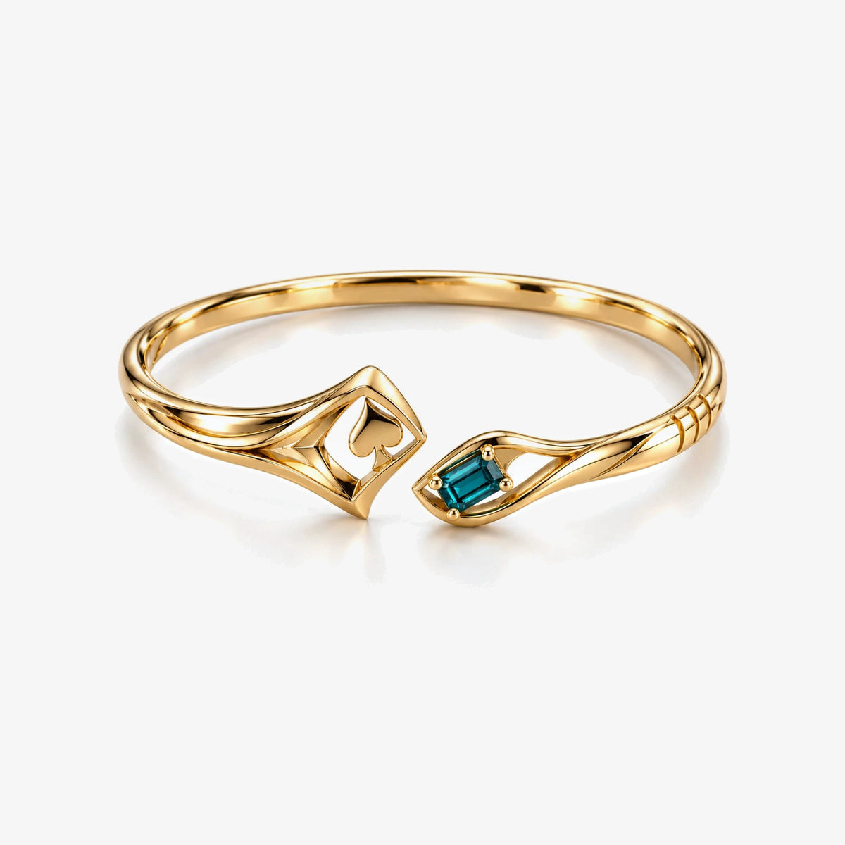 Aventurine Quiet Risk Bracelet in gold, front view