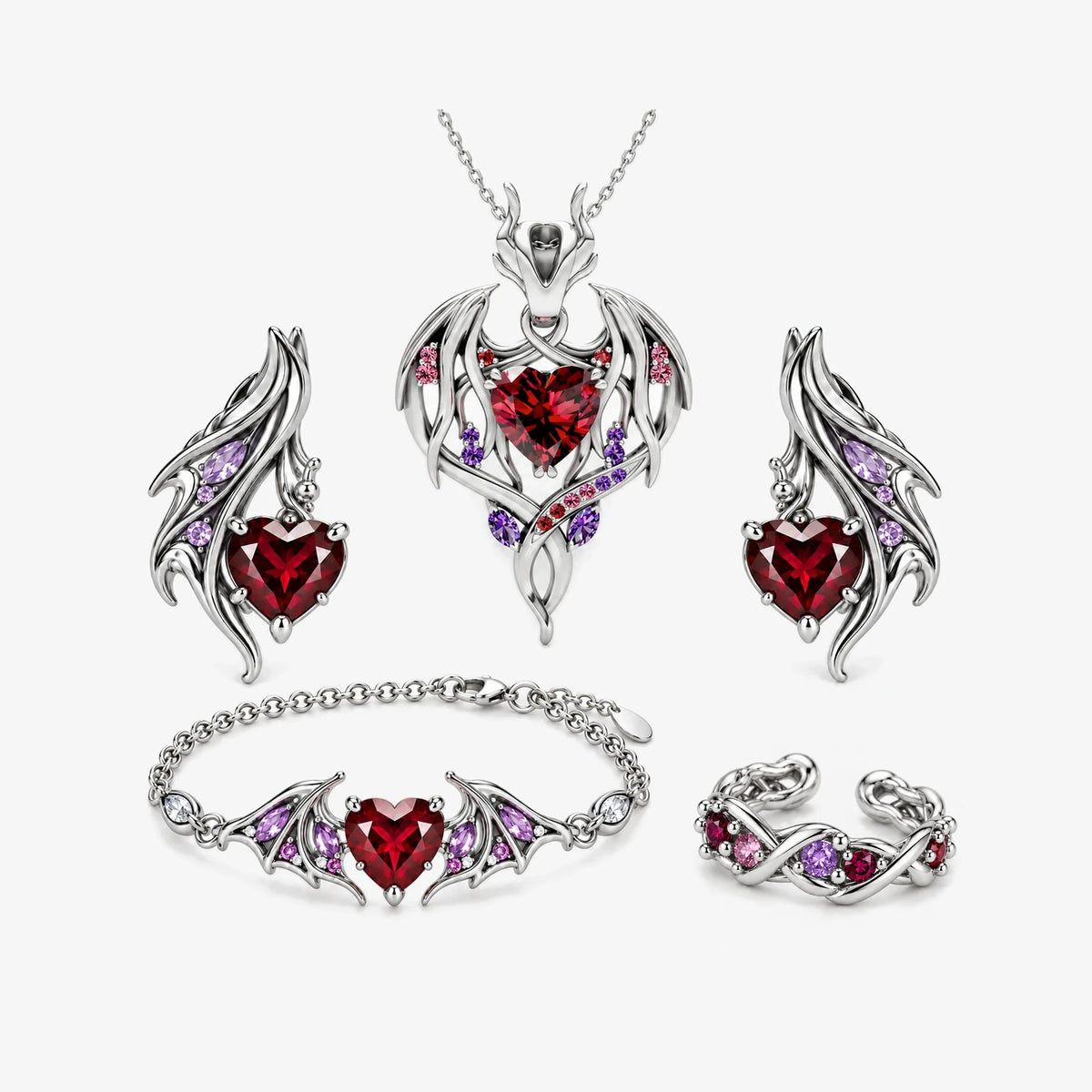 Full Durin Jewelry Collection in silver, all pieces