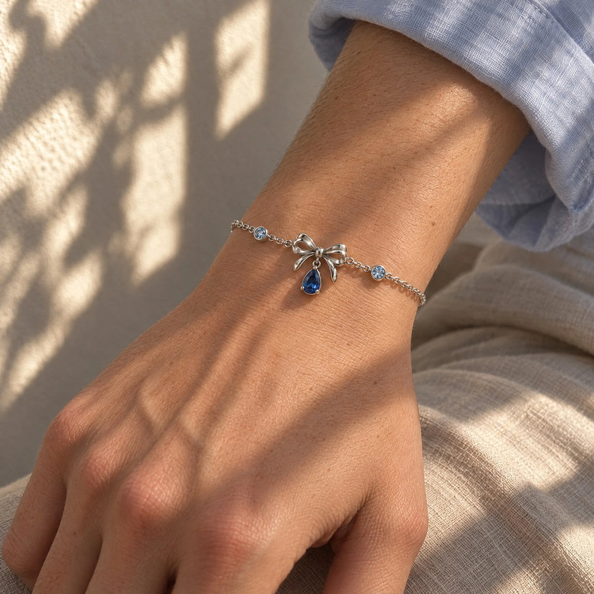 Furina Bracelet worn, model photo