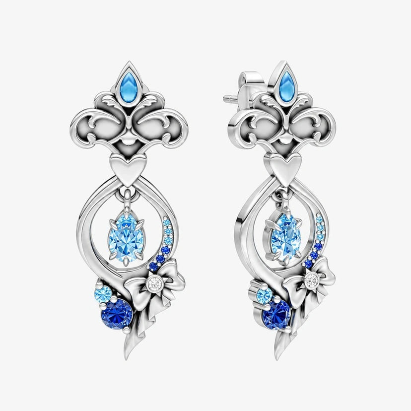 Furina Earrings image 1 Silver front