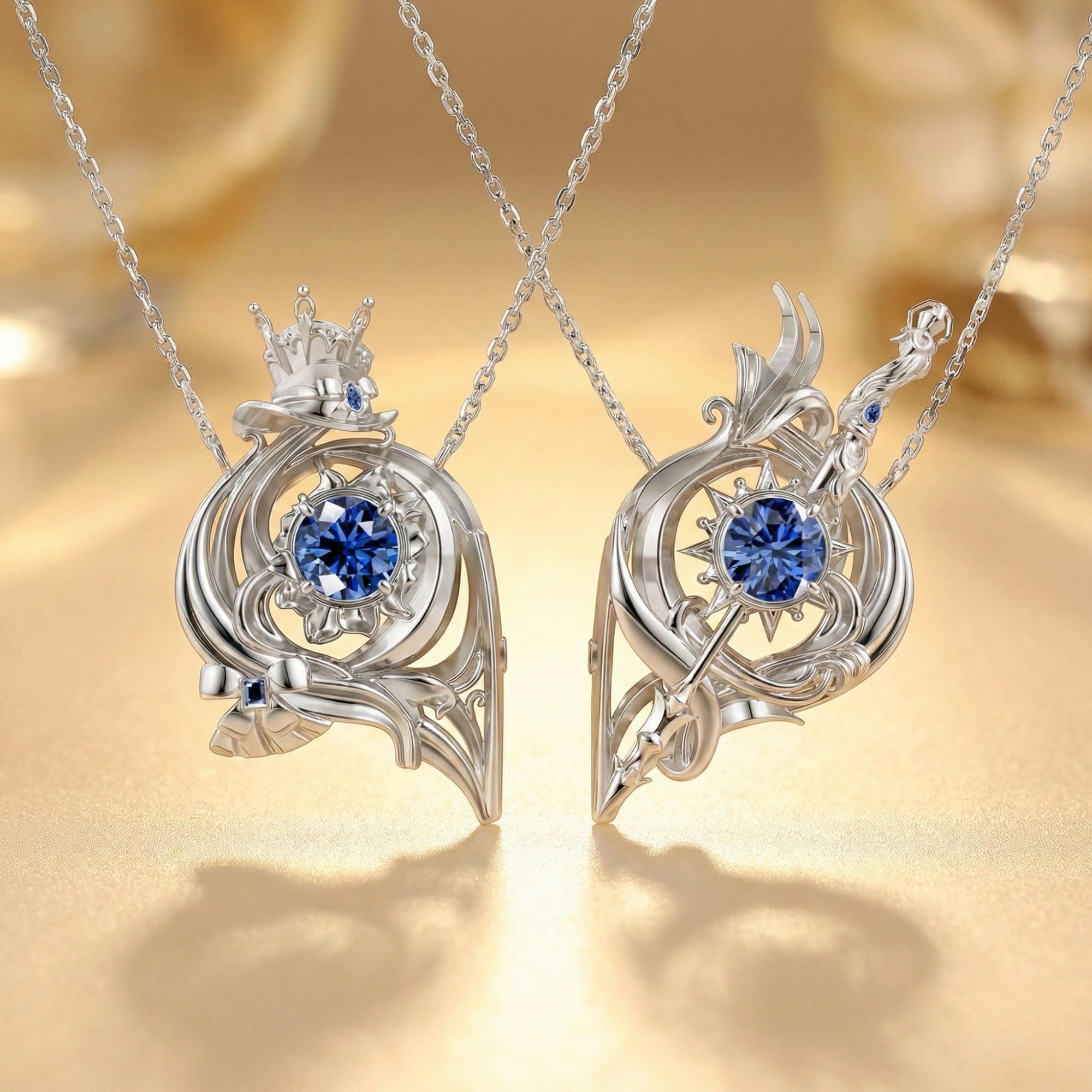 Furina and Neuvillete Necklace