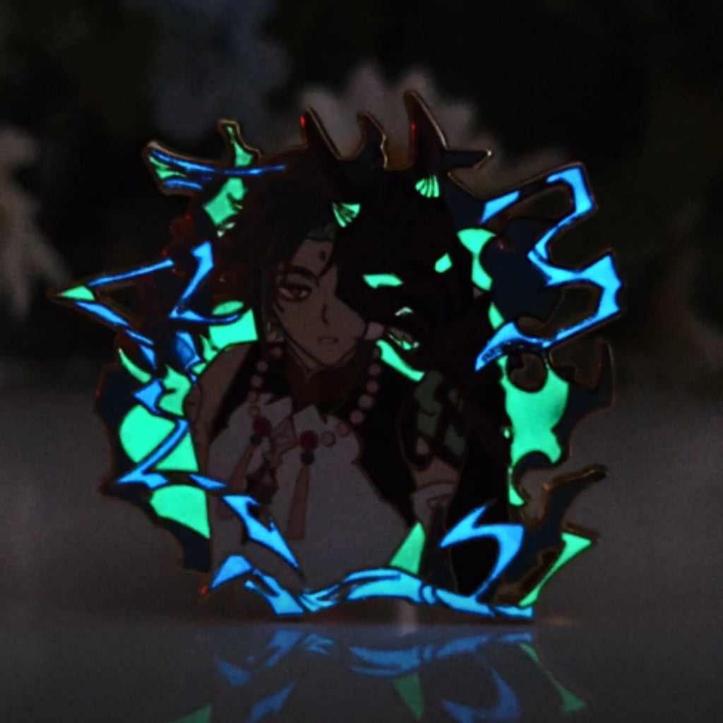 Xiao Glow-in-Dark Enamel Pin