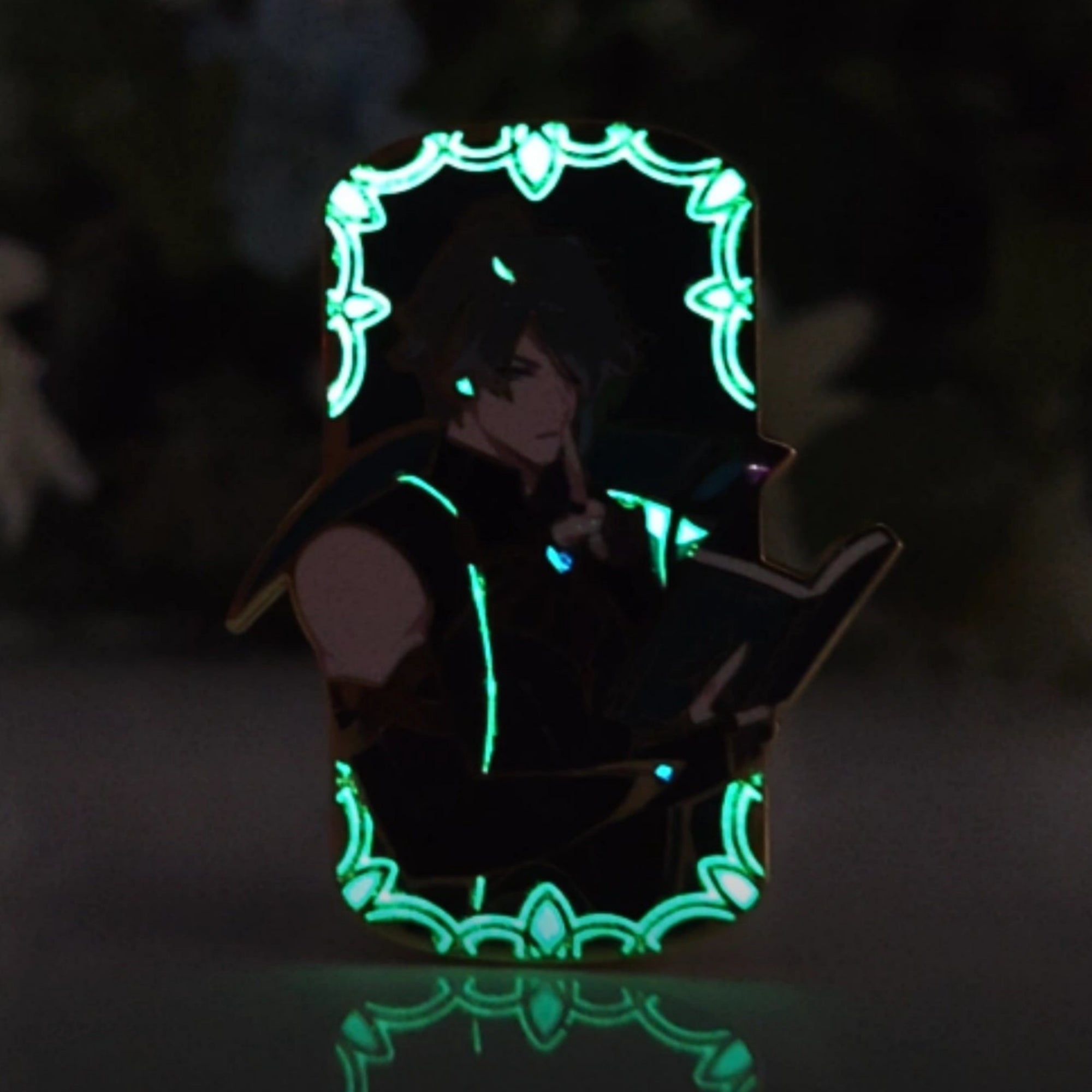 Alhaitham Glow-in-Dark Enamel Pin