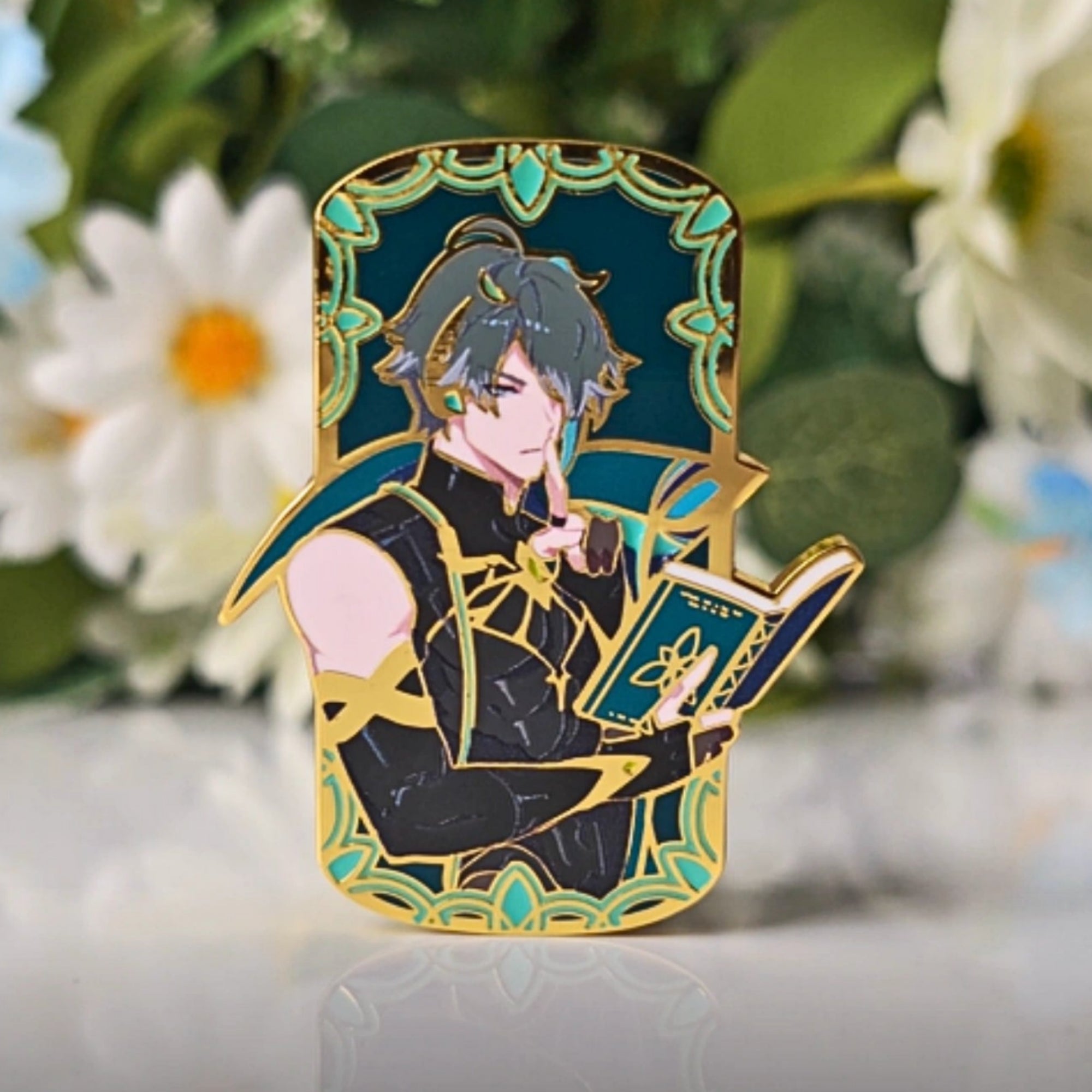 Alhaitham Glow-in-Dark Enamel Pin