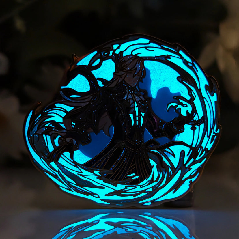 Neuvillette Glow-in-Dark Enamel Pin
