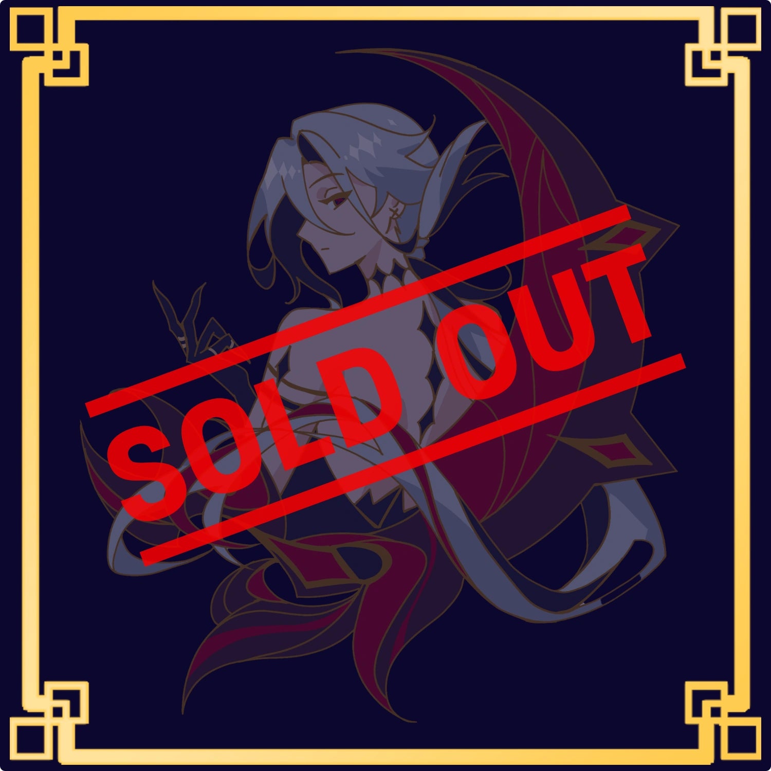 [SOLD OUT] Arlecchino Glow-in-Dark Enamel Pin