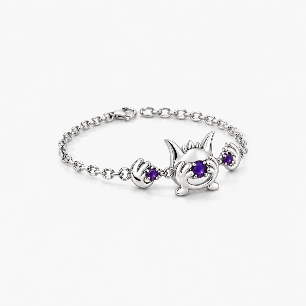Grin Shade Bracelet in silver, right side view