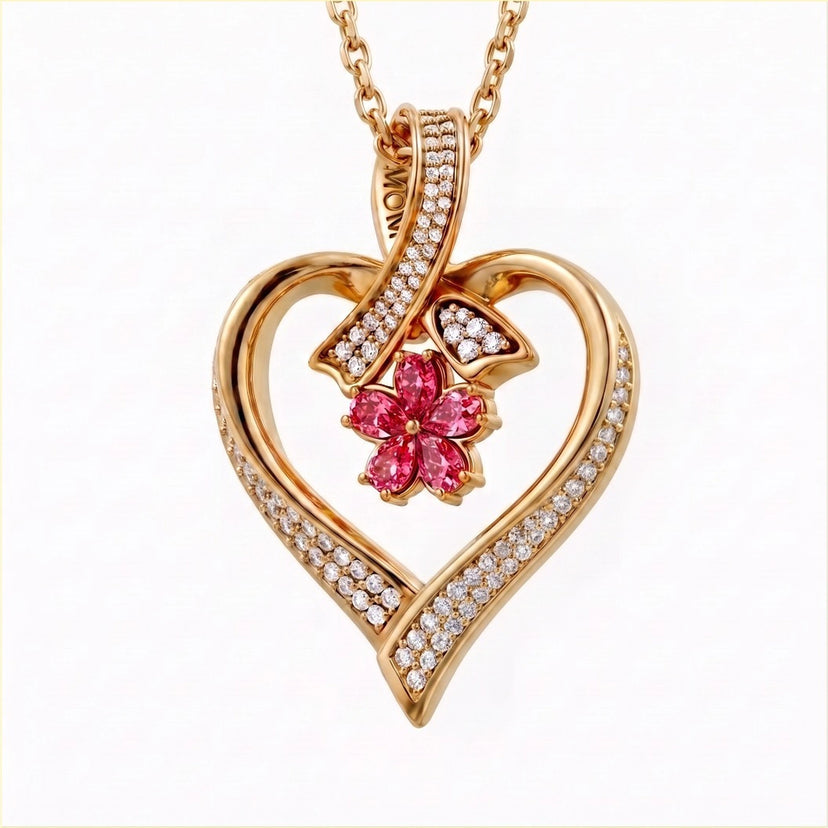 Heart Flower Pendant - approved product image 2