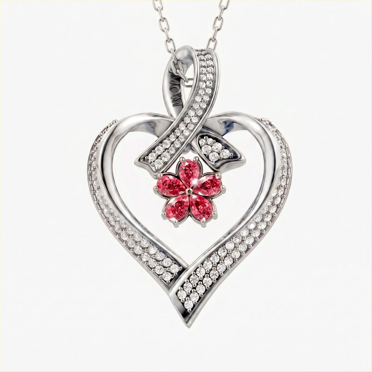 Heart Flower Pendant - approved product image 3