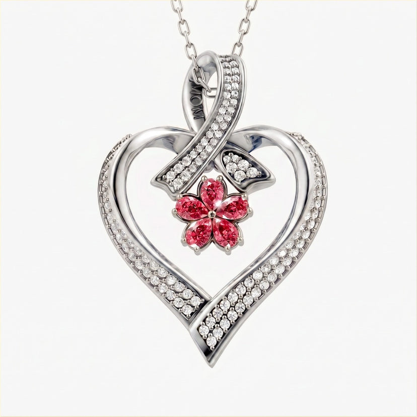 Heart Flower Pendant - approved product image 3