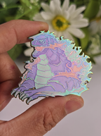 Rendered Holographic Pridezilla finish preview for the Pride Animals Collector Club
