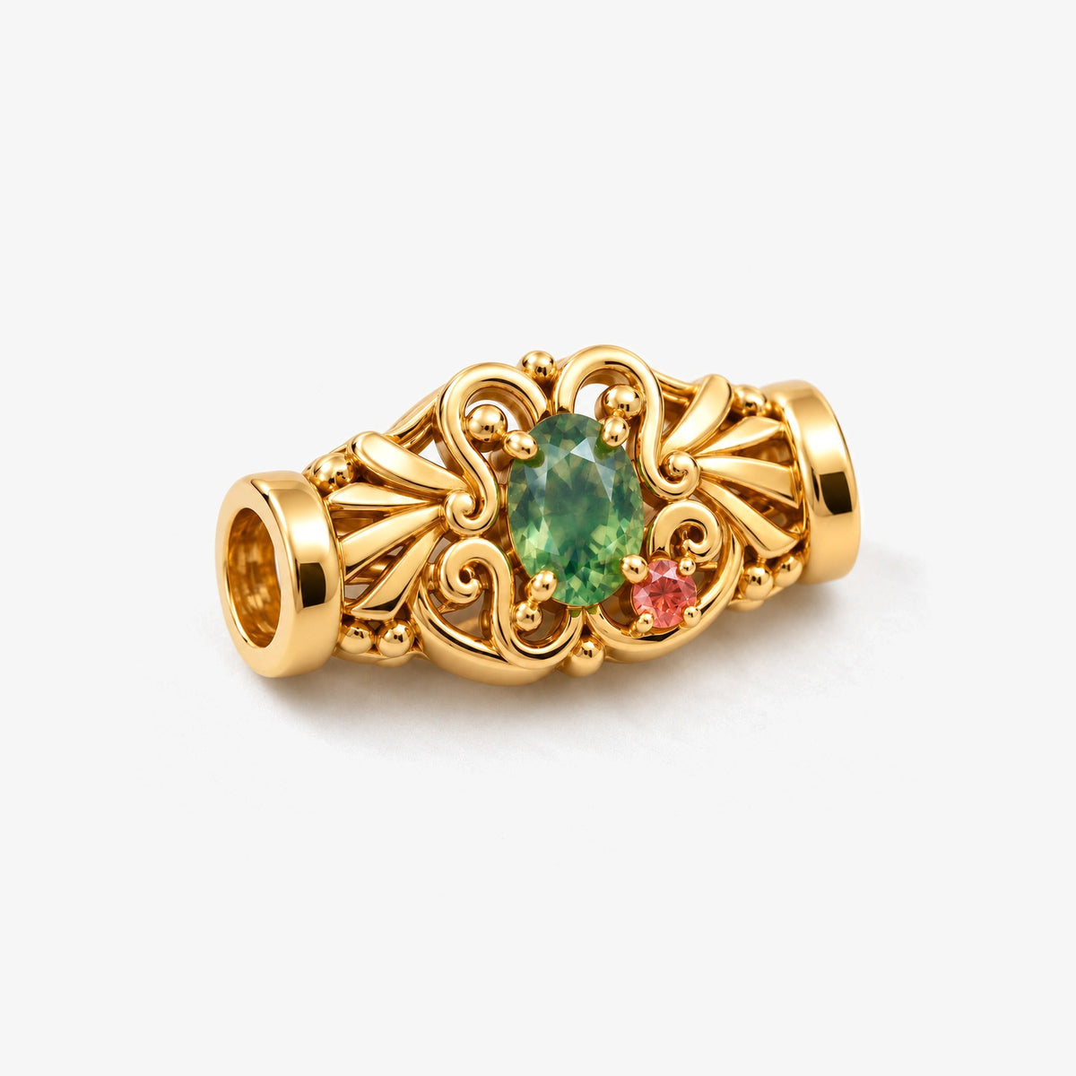 Jade Pavilion Full Collection in gold, the charm on its own