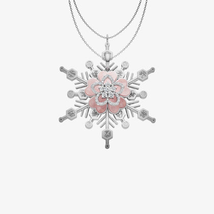 Upper Moon Three and Blossom Necklace Collection